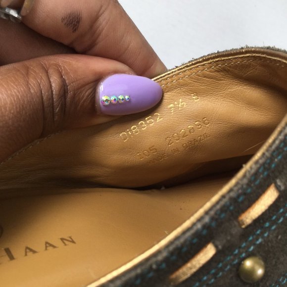 Cole Haan Western Studded Mule Brown Size 7.5 - Picture 10 of 10